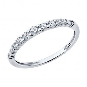 Серебряное кольцо Diamant с фианитом 94-110-01847-1 фото