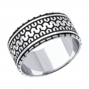 Серебряное кольцо Diamant с эмалью 94-110-01984-1 фото