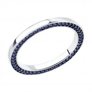 Серебряное кольцо Diamant с фианитом 94-110-02030-1 фото