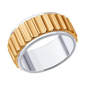 Кольцо из золочёного серебра Diamant 94-110-02147-1 фото