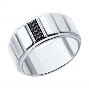 Серебряное кольцо Diamant с фианитом 94-110-02156-1 фото