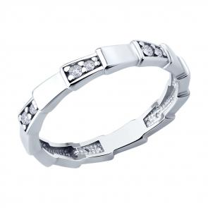 Серебряное кольцо Diamant с фианитом 94-110-02267-1 фото