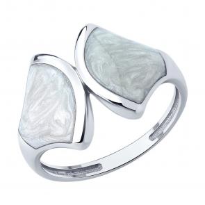 Серебряное кольцо Diamant с эмалью 94-110-02302-1 фото