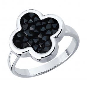 Серебряное кольцо Diamant с кристальной тканью 94-110-02342-1 фото