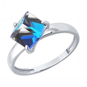 Серебряное кольцо Diamant с ювелирным кристаллом 94-110-02383-2 фото