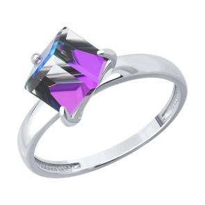 Серебряное кольцо Diamant с ювелирным кристаллом 94-110-02383-3 фото