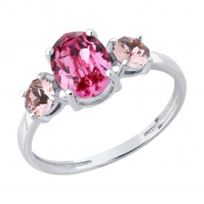 Серебряное кольцо Diamant с ювелирным кристаллом 94-110-02392-1 фото