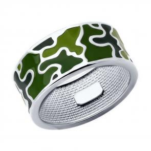 Серебряное кольцо Diamant с эмалью 94-110-02636-1 фото