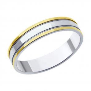 Обручальное кольцо из лимонного серебра 3,5 мм Diamant 94-111-01840-1 фото