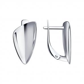 Серебряные серьги Diamant 94-120-00582-1 фото