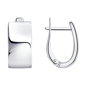 Серебряные серьги Diamant 94-120-00622-1 фото