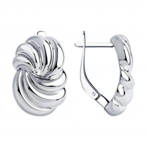 Серебряные серьги Diamant 94-120-00693-1 фото