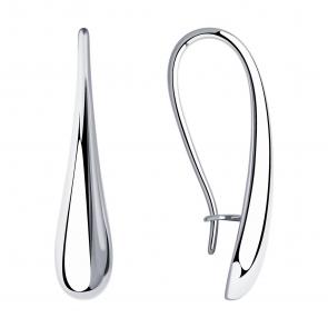 Серебряные серьги Diamant 94-120-00844-1 фото