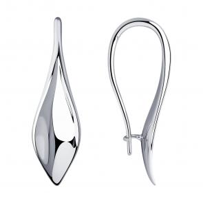 Серебряные серьги Diamant 94-120-00845-1 фото