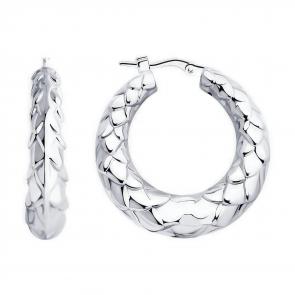 Серебряные серьги Diamant 94-120-01833-1 фото