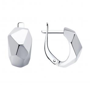 Серебряные серьги Diamant 94-120-02020-1 фото