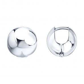 Серебряные серьги Diamant 94-120-02339-1 фото