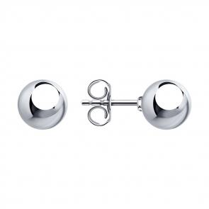 Серебряные серьги Diamant 94-122-01482-1 фото