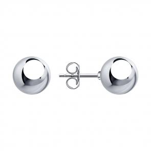 Серебряные серьги Diamant 94-122-01484-1 фото