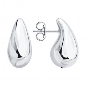 Серебряные серьги Diamant 94-122-02361-1 фото