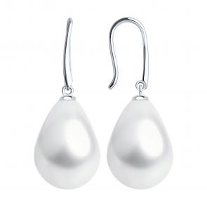 Серебряные серьги Diamant с жемчугом 94-123-02347-1 фото