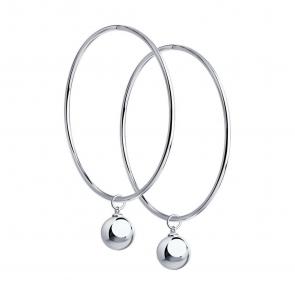 Серебряные серьги-трансформеры Diamant 94-124-01481-1 фото