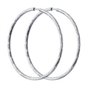 Серебряные серьги Diamant 94-124-01869-1 фото