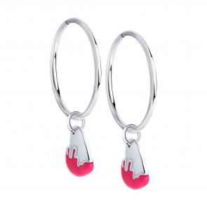 Серебряные серьги-трансформеры Diamant с эмалью 94-124-02201-1 фото