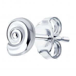 Одиночная серьга из серебра Diamant 94-127-00005-1 фото