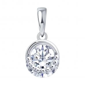 Серебряная подвеска Diamant с фианитом 94-130-00094-1 фото
