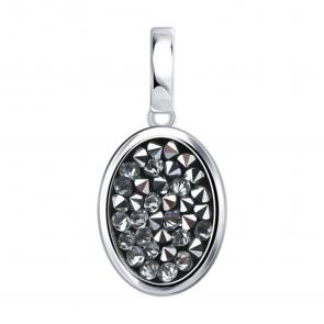 Серебряная подвеска Diamant с кристальной тканью 94-130-00105-1 фото