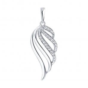 Серебряная подвеска Diamant с фианитом 94-130-00195-1 фото