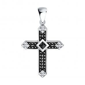 Серебряная подвеска Diamant с фианитом 94-130-00259-1 фото