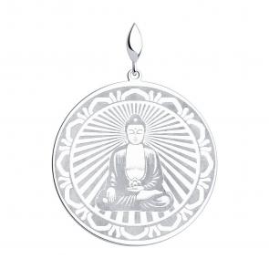 Серебряная подвеска Будда Diamant 94-130-01448-1 фото