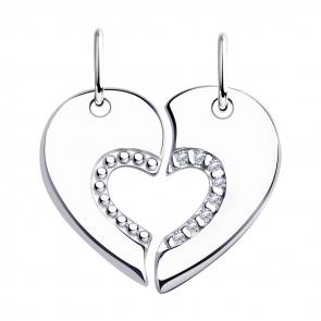 Серебряная подвеска Diamant с фианитом 94-130-01585-1 фото