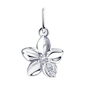 Серебряная подвеска Diamant с фианитом 94-130-01636-1 фото