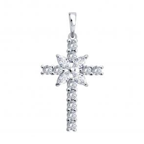 Серебряная подвеска Diamant с фианитом 94-130-02085-1 фото