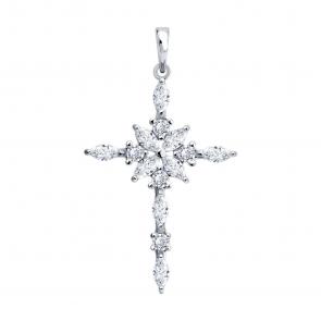 Серебряная подвеска Diamant с фианитом 94-130-02176-1 фото
