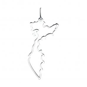 Серебряная подвеска п.о. Камчатка Diamant 94-130-02182-1 фото