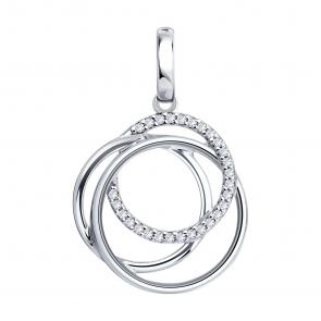 Серебряная подвеска Diamant с фианитом 94-130-02403-1 фото