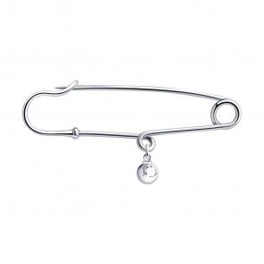 Серебряная брошь Diamant 94-140-00373-1 фото