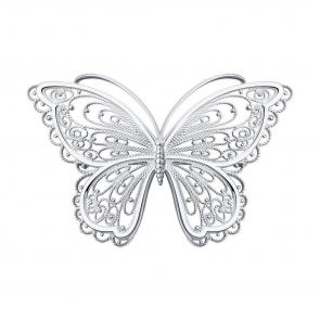 Серебряная брошь Diamant 94-140-00674-1 фото