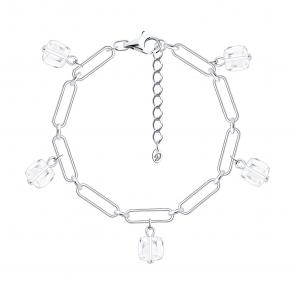 Серебряный браслет Diamant со стеклом 94-150-00312-2 фото