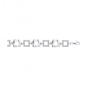 Серебряный браслет Diamant с фианитом 94-150-00568-1 фото