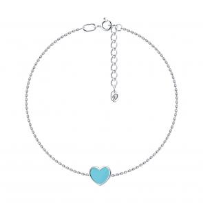 Серебряный браслет Diamant с эмалью 94-150-02191-1 фото