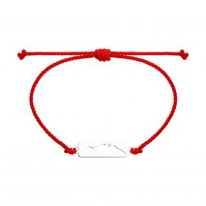 Текстильный шнурок с декоративным элементом из серебра о.Байкал Diamant 94-150-02476-1 фото