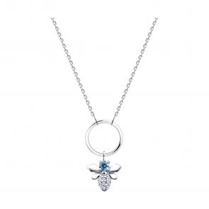 Серебряное колье Diamant с фианитом 94-170-00095-1 фото