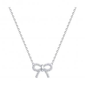 Серебряное колье Diamant с фианитом 94-170-00100-1 фото