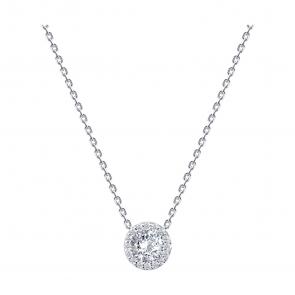 : Колье из серебра с фианитами 94-170-00194-2 фото