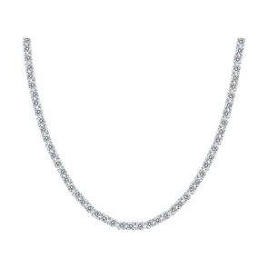 : Колье из серебра с фианитами 94-170-00246-1 фото